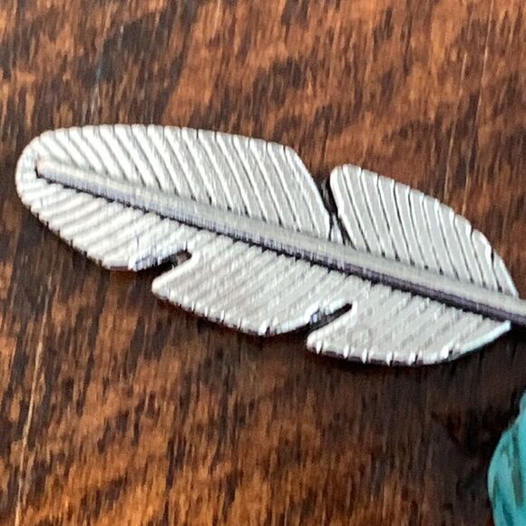 Boho Dreamcatcher Style Pendant Necklace with Turquoise Accent – Western Design - Picture 7 of 10